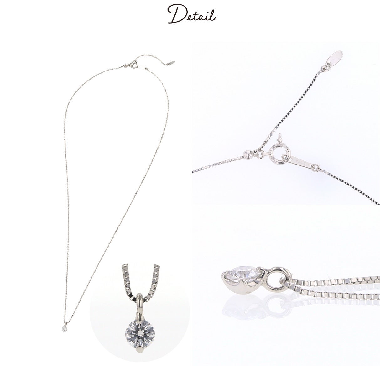 鑑定書付】 プラチナ 一粒 ダイヤモンド ネックレス | IKEDAジュエリー