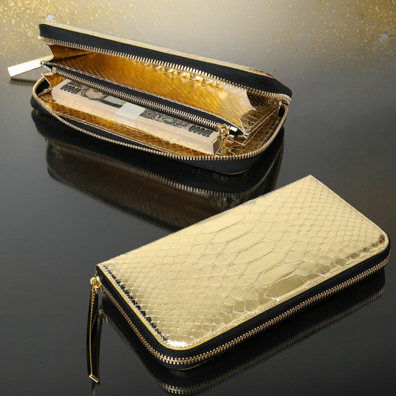 池田工芸】日本最大のエキゾチックレザー専門店が贈る大容量長財布 All