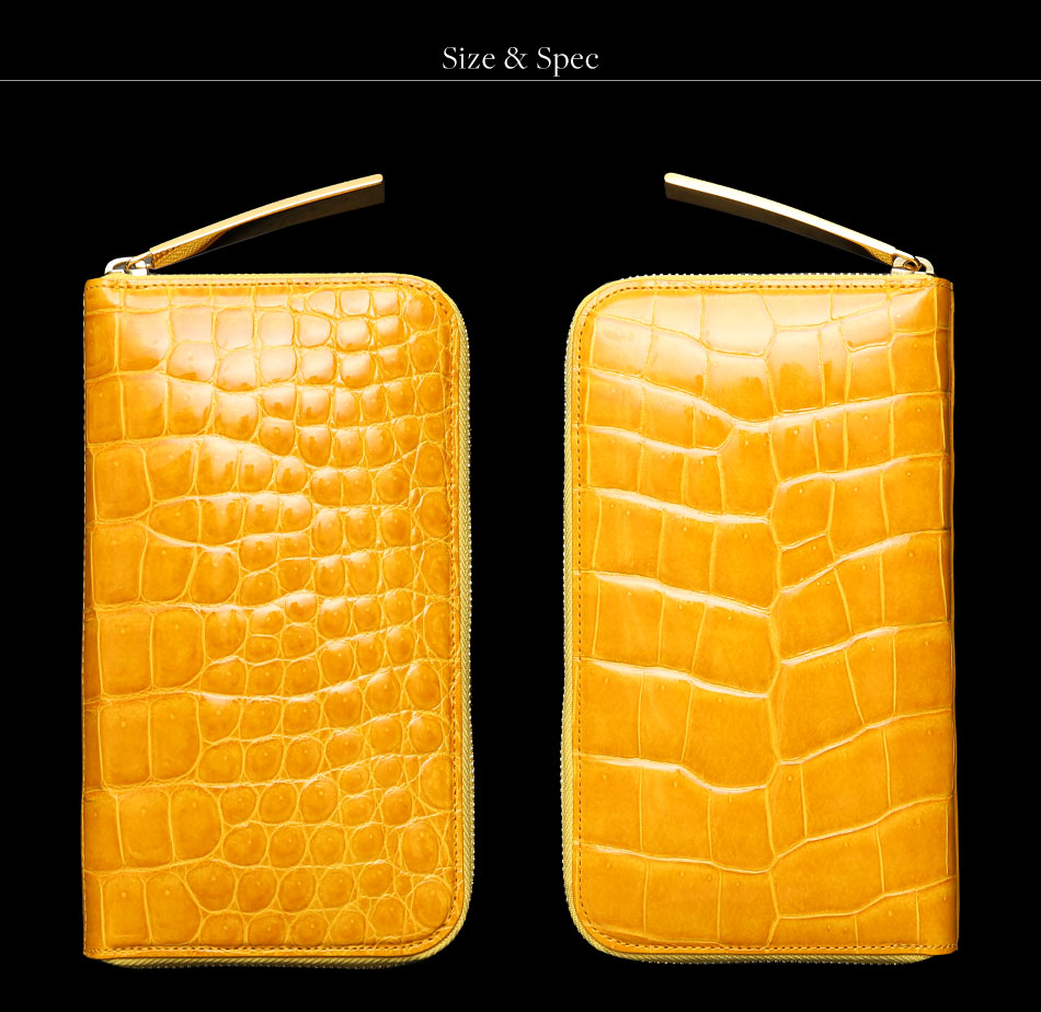 池田工芸】《本数限定》“革の宝石”を体現する、気品の艶イエロー