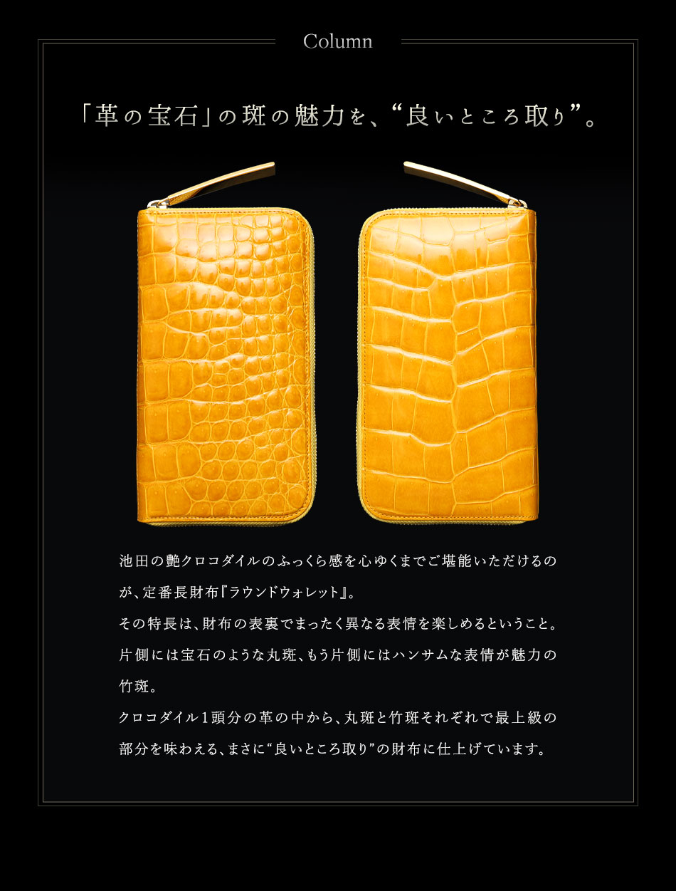 池田工芸】《本数限定》“革の宝石”を体現する、気品の艶イエロー