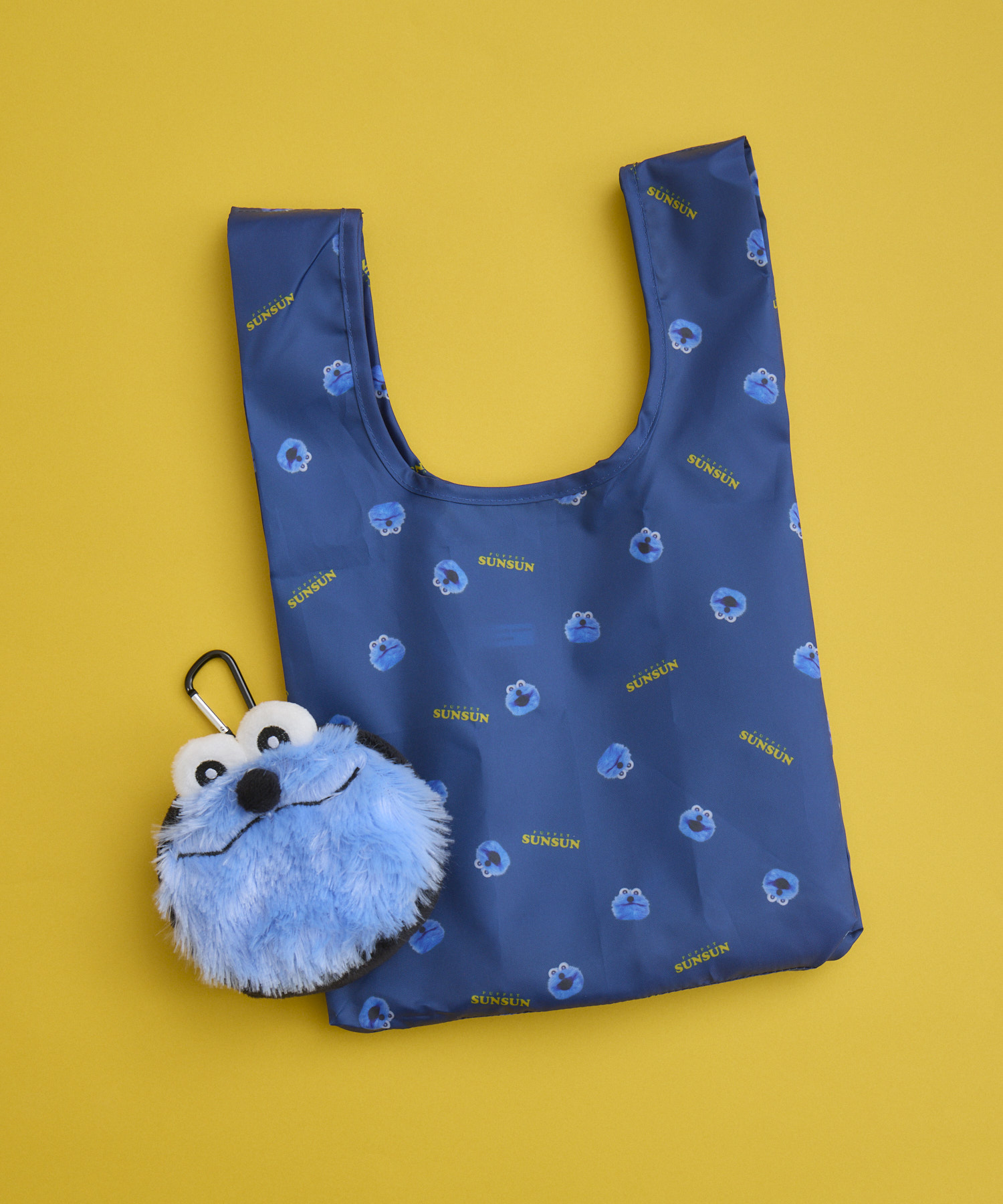 パペットスンスン】ポーチ付エコバッグ | IKG crossing