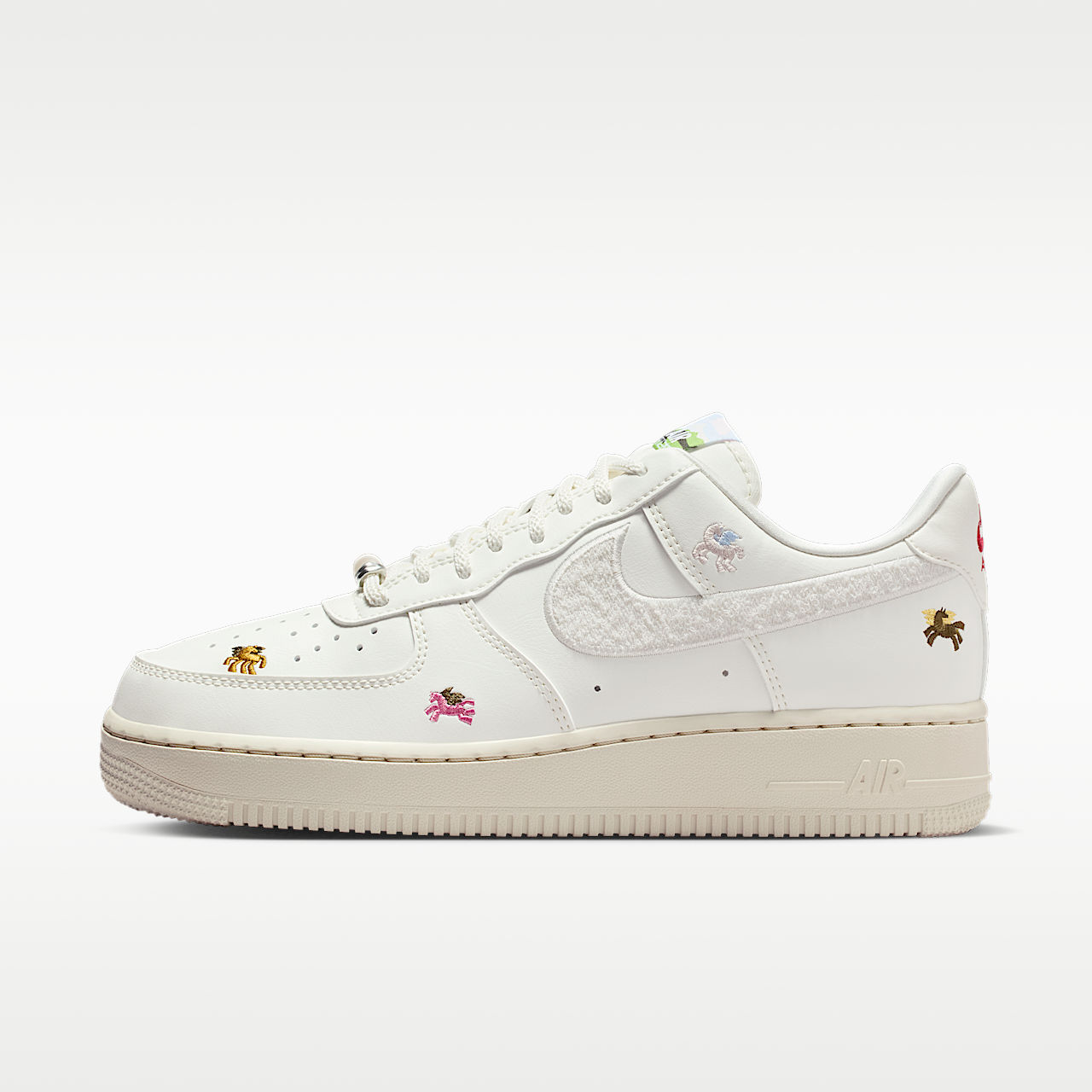 Womens Nike Air Force 1 07 Croc - Color of the month DZ4711-100