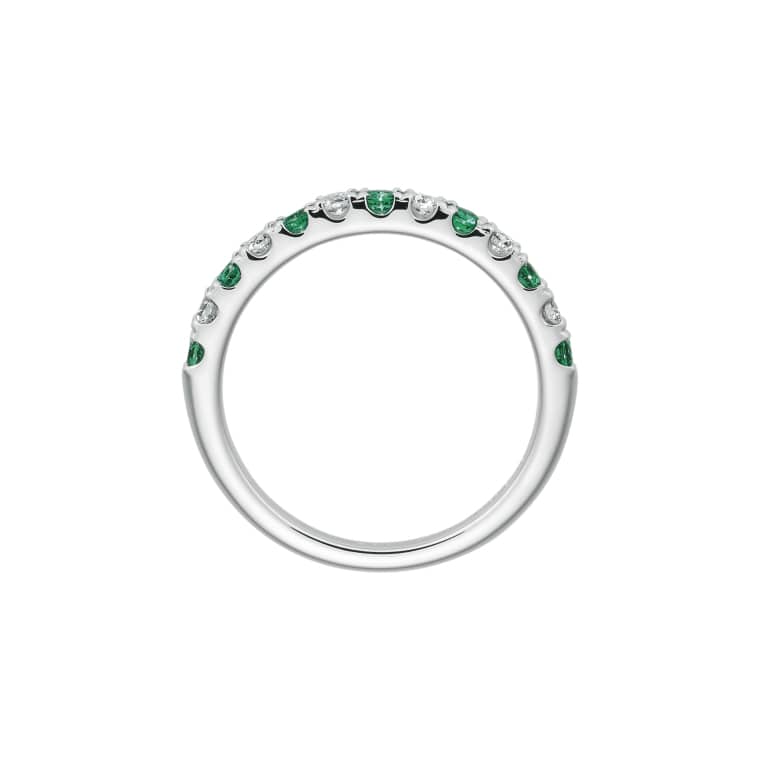 Color Prong]Ptエメラルドダイヤモンド/リング(プラチナ): ICHAROI