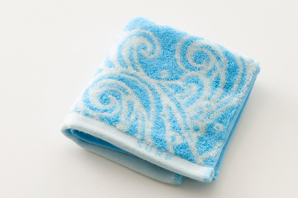 今治タオル公式オンラインストア | 大波(タオルハンカチ 水色): タオル
