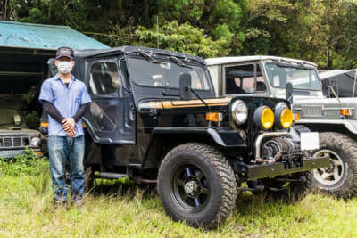 父から譲り受けたJ59型「三菱ジープ」で毎日通勤！「ゴールデン