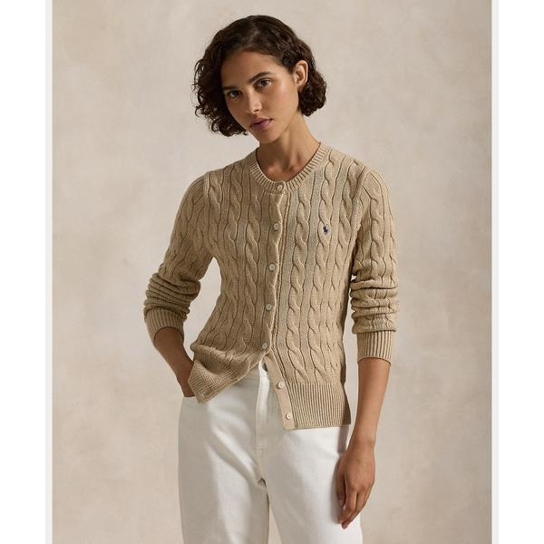 ケーブルニット コットン クルーネック カーディガン | ポロ ラルフ