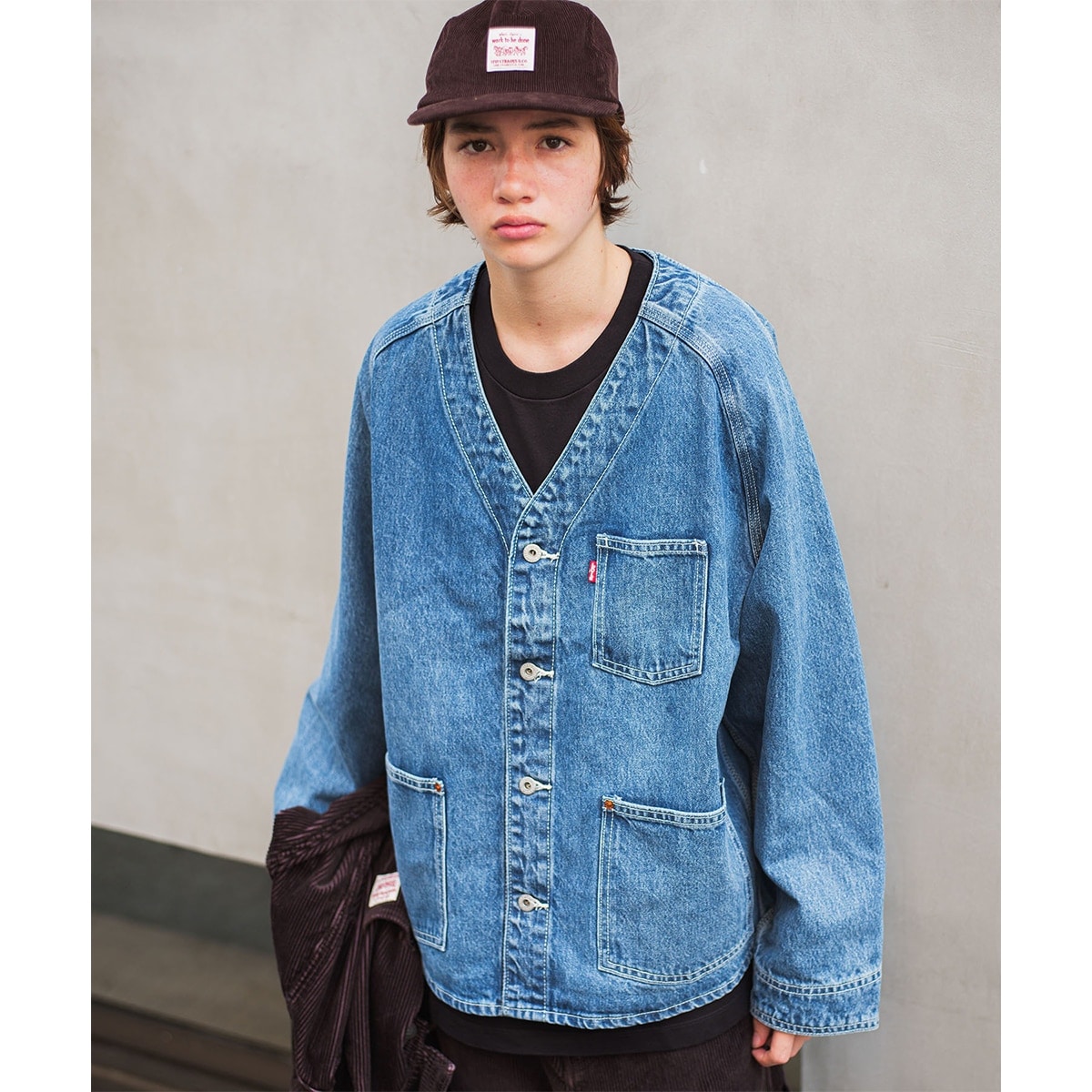 LEVIS UNION ENGINEER CARDIGAN ダークインディゴ Levi's（リーバイス