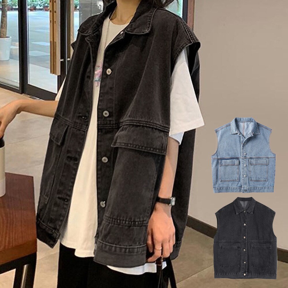 デニムベスト ジレ レディース 重ね着 | ミニミニストア(miniministore