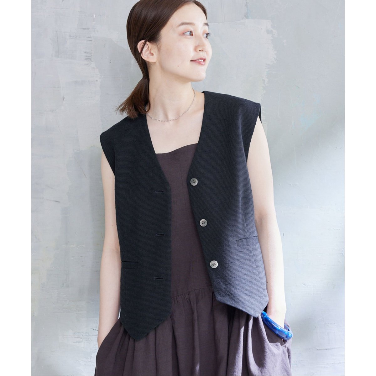 ツイードテーラードベスト | イエナ(IENA) | マルイウェブチャネル