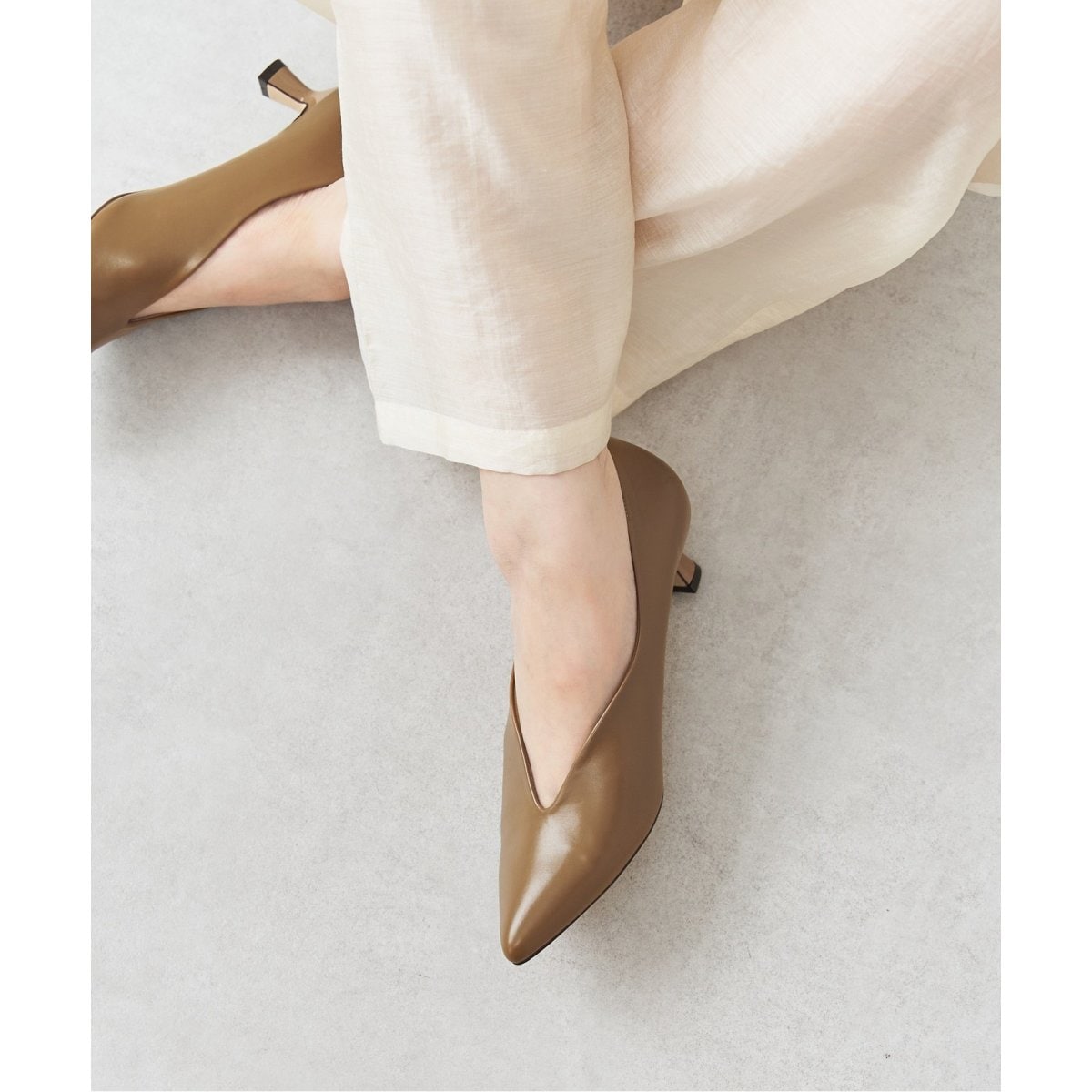 4.5cmポインテッドハイバンプパンプス | ルタロン(LE TALON) | マルイ