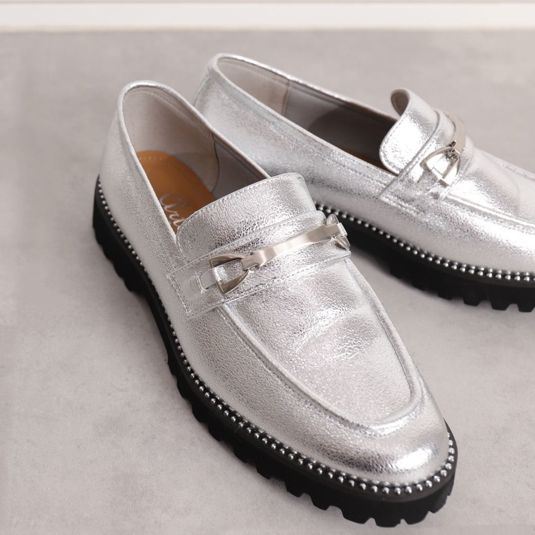 新色追加】ボールチェーンデザイン厚底ビットローファー | アルテミス