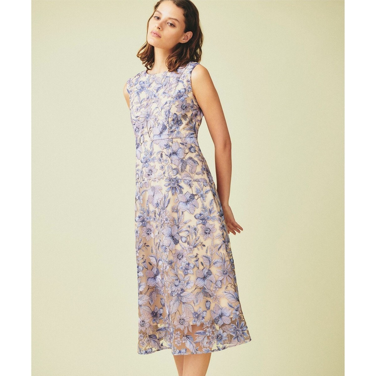 チュールフラワー刺繍ドレス | グレースコンチネンタル(GRACE