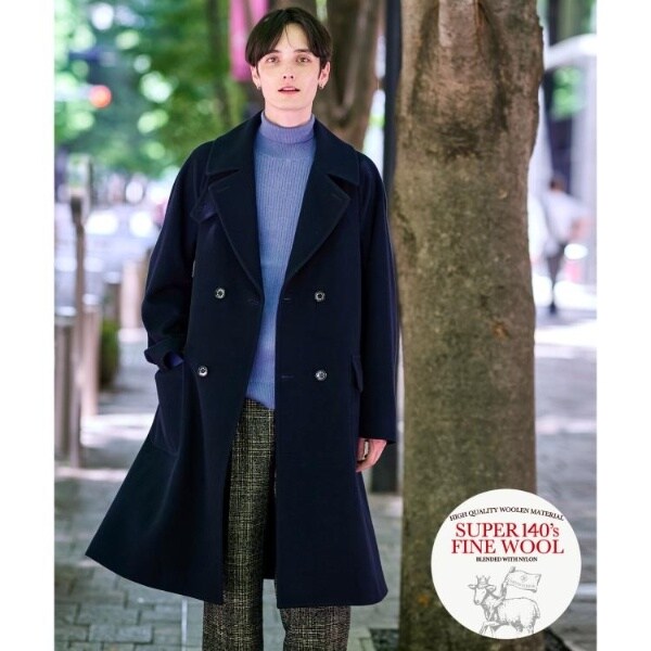 Safari12月号掲載】SUPER140's ウールアルスターコート | ドレステリア