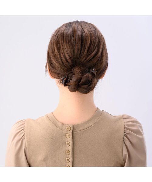 Web限定】スーパー石付クリップ 2個セット （カチューシャ・カチューム