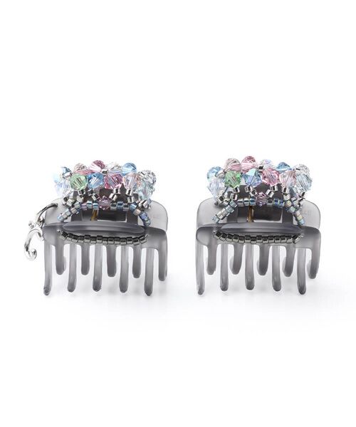 フローラルアイス ホイップクリップ2個セット （カチューシャ