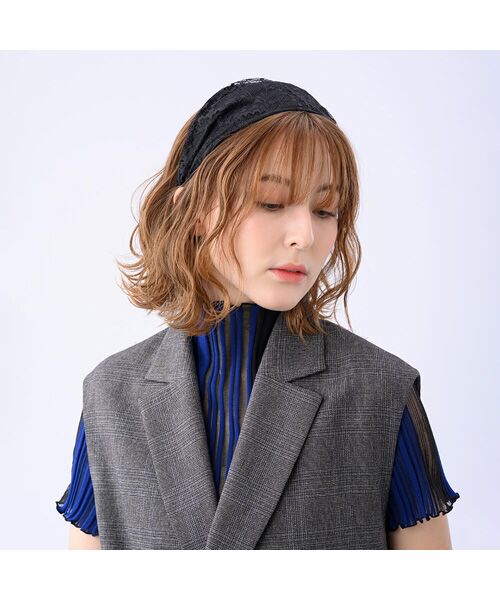 フリーリーレース フレキシフィットヘアバンド （カチューシャ