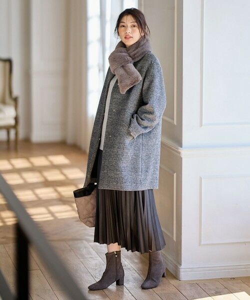 セール】 【防風裏地】カシミヤブレンドコート （その他アウター