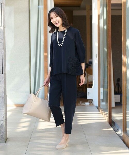 セール】 【洗濯機可・セットアップ】ブラウスパンツセットアップ