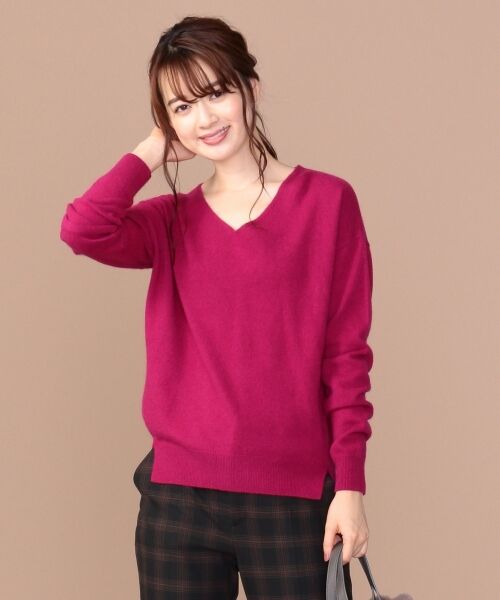 セール】 ウールブレンドVネック ニット （ニット・セーター）｜ANY