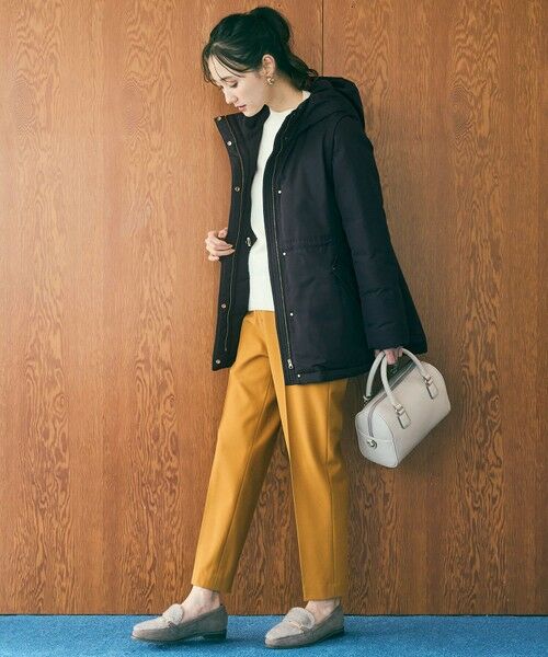 セール】 【撥水・洗える】2WAYドロストフーディミドル ダウン