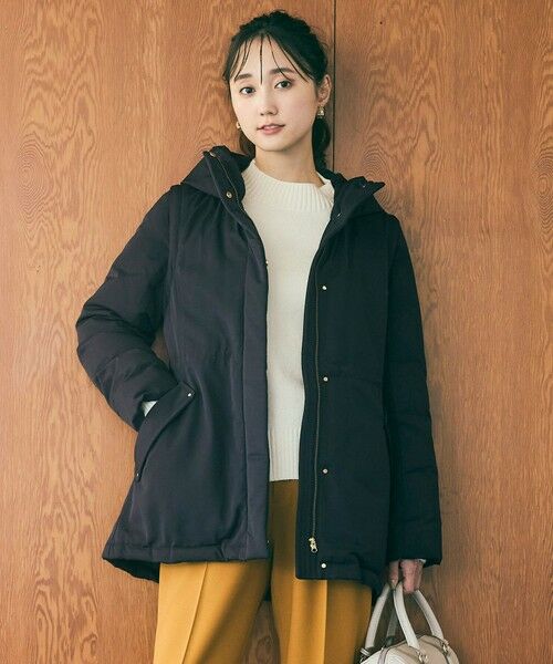 セール】 【撥水・洗える】2WAYドロストフーディミドル ダウン