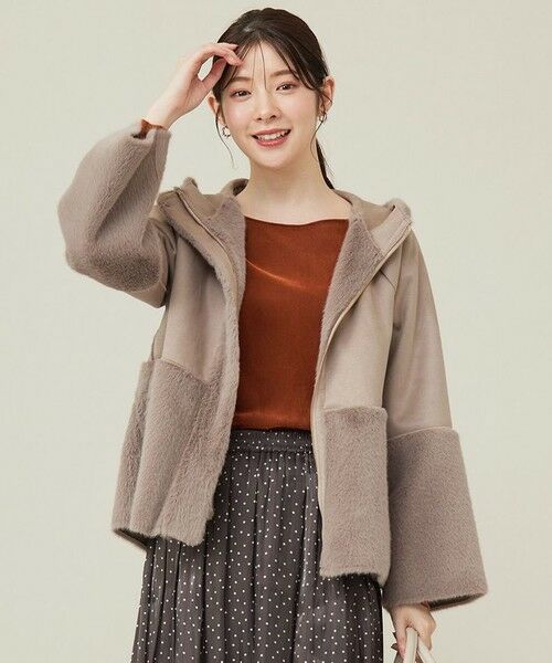 セール】 Luxuryフェイクムートン コート （その他アウター）｜ANY SIS