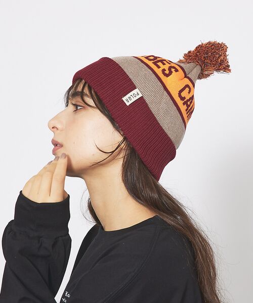 POLeR/ポーラー】bonbon BEANIE/ボンボンニットキャップビーニ