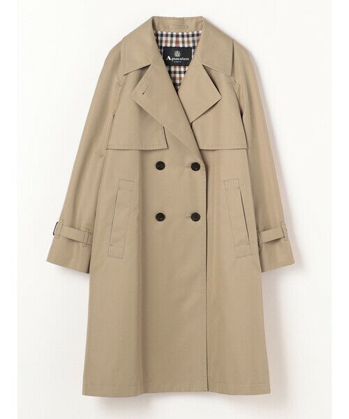 OVER SIZED TRENCH COAT （その他アウター）｜Aquascutum / アクア