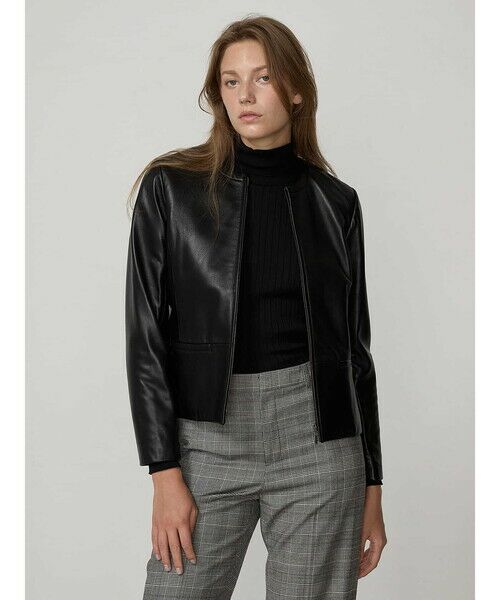 U.K. ラムレザージャケット （テーラードジャケット）｜Aquascutum