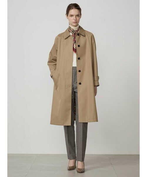 フラワーライニング ステンカラーコート （その他アウター