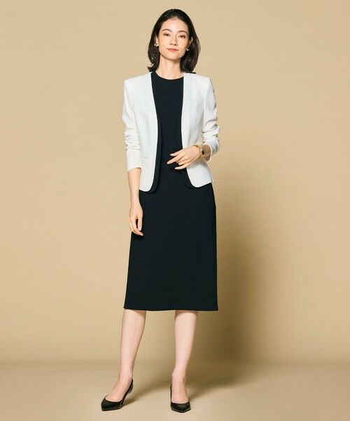 L-size】CINDY / ダブルカラージャケット （ノーカラージャケット