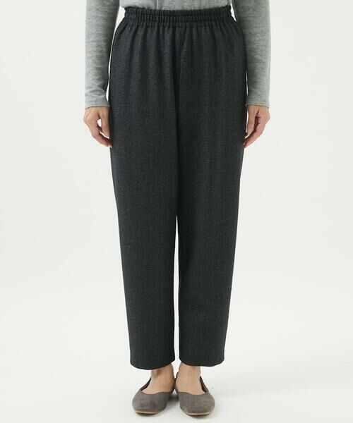 セール】 [日本製]ウール混ストレッチツイードパンツ （その他パンツ