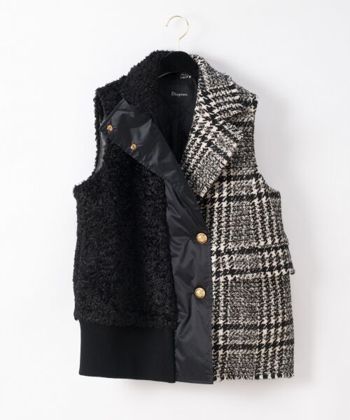 ツイードボアベスト （ベスト）｜GRACE CONTINENTAL / グレース