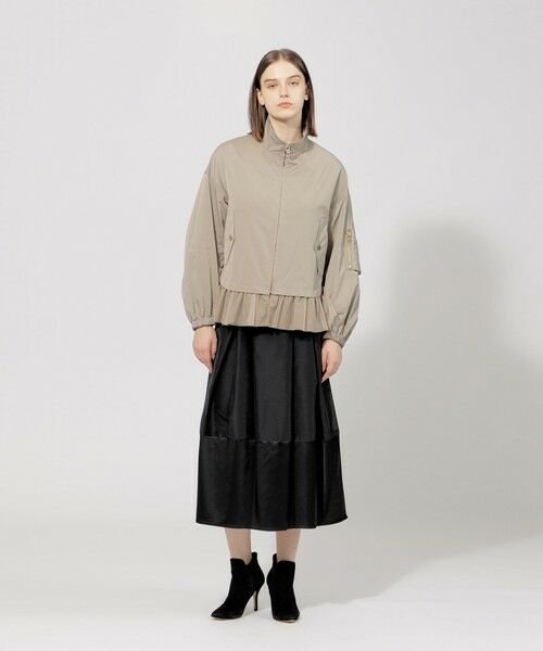 セール】 【EPOCA STORIA】 ハイマルチタフタ チュールコンビブルゾン