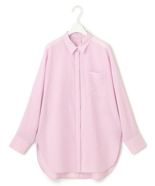 セール】 【洗える】トリアセコットンシアー ドルマンスリーブシャツ