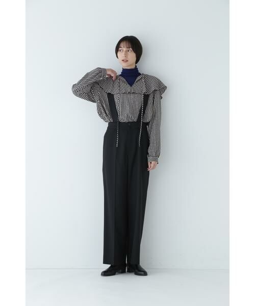 セール】 ◇ストレッチツイル吊り付きパンツ （パンツ）｜human woman