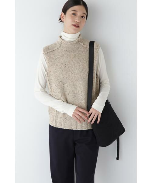 セール】 ◇ウールミックスハイネックニットベスト （ニット・セーター