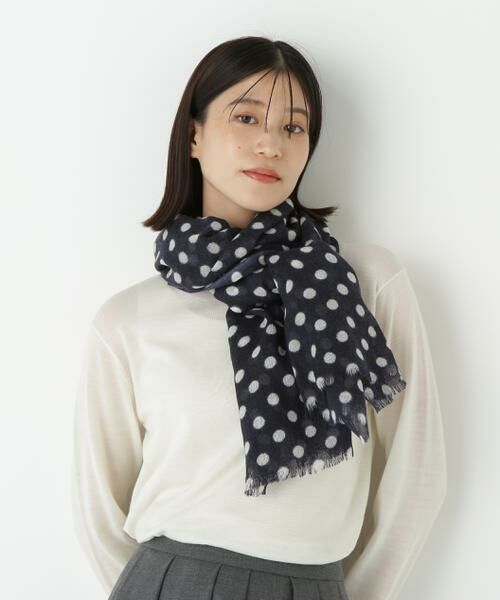 セール】 ◇ドットストール （マフラー・ショール・スヌード・ストール
