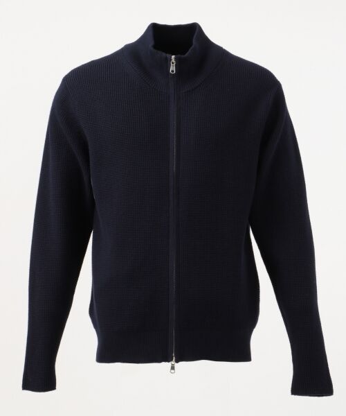 セール】 【コットンカシミヤ】フルジップ カーディガン （ニット