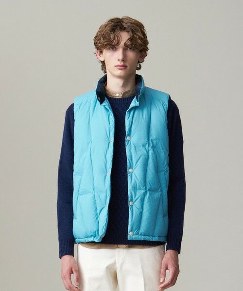 セール】 ナイロンワッシャータフタ ダウンベスト （ダウンジャケット