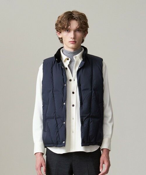セール】 ナイロンワッシャータフタ ダウンベスト （ダウンジャケット