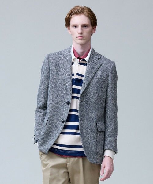 定番】LOVAT LAVEROCK TWEED ヘリンボンツイードジャケット