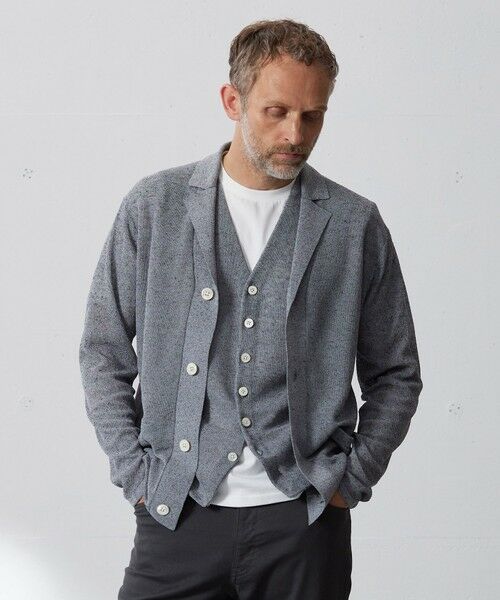 セール】 【HYBRID LINEN】アンカージャケット （カーディガン・ボレロ
