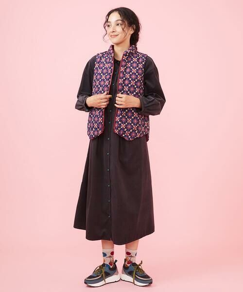 セール】 Suave コーデュロイシャツワンピース （ロング・マキシ丈