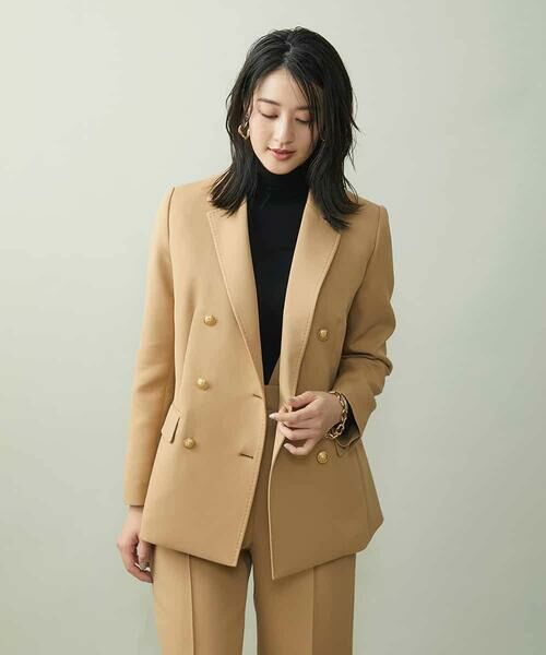 セール】 トリプルクロスダブルブレストジャケット（セットアップ対応