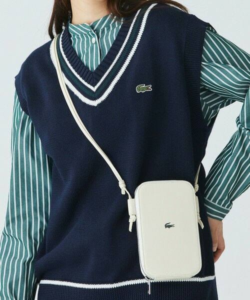 セール】 ワンポイントワニロゴスマホポーチ Size: 11.5 x 18.5 x 2cm