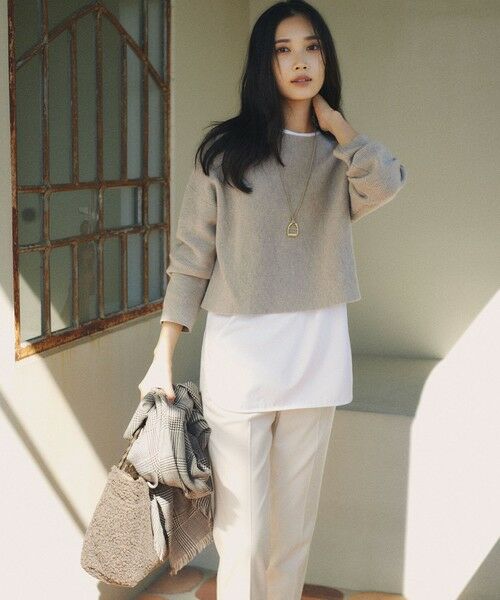 セール】 【一部店舗限定/洗える】レイヤードニットツイン ワンピース