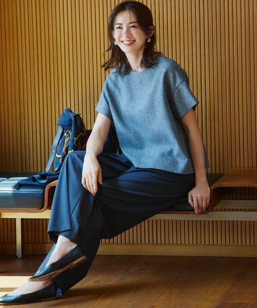 セール】 【洗える】ツイーディーエトワール ブラウス （シャツ