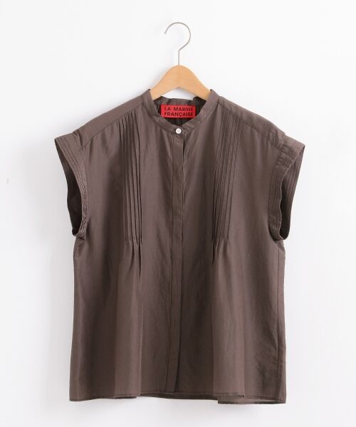 セール】 コットンシルクフレンチスリーブブラウス （シャツ・ブラウス