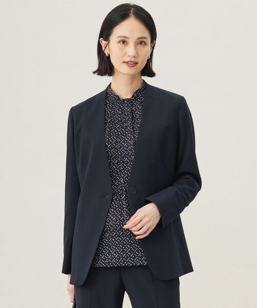 セール】 【セットアップ対応・洗える】ウールブレンドセットアップ